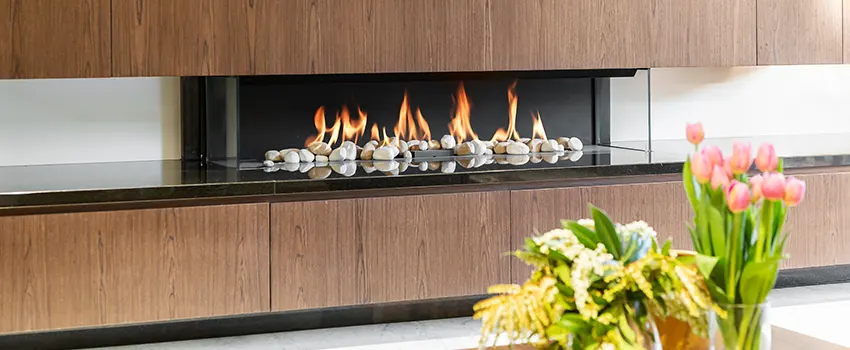 Double-height Fireplace Design Refurbishment in Livermore, California
